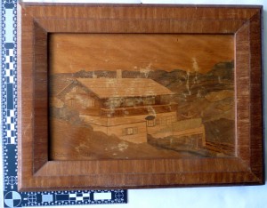 Marquetry by a German prisoner of war in Canada